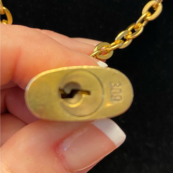 Authentic Louis Vuitton Lock Necklace - Picture 4 of 6